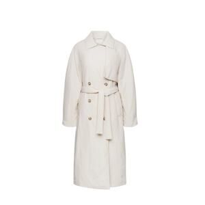 Oak + Fort Women's Birch Oversized Puffer Trench Coat Size XS